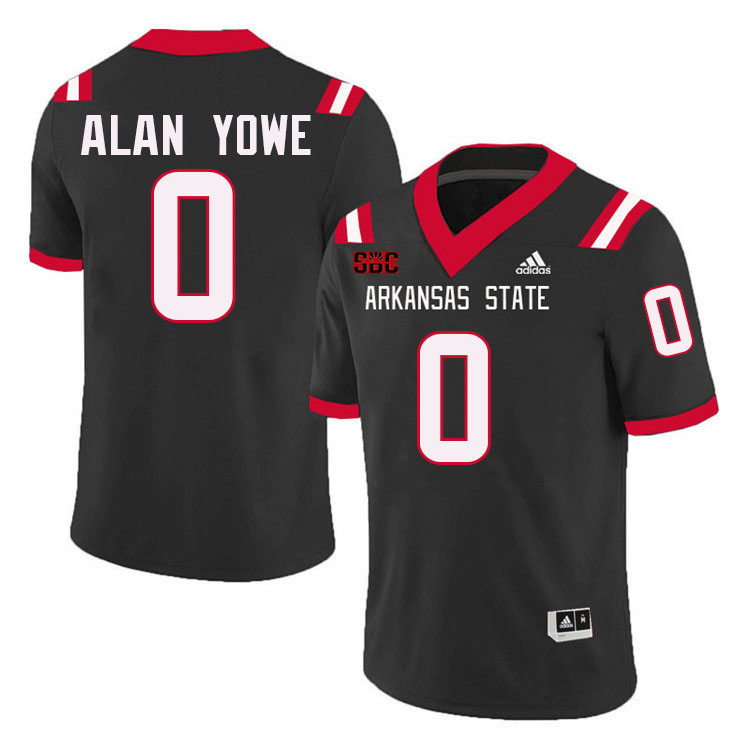 Trenton Alan Yowe Arkansas State Jersey,Arkansas State Red Wolves Football Uniforms,Jersey-Black Trenton Alan Yowe Arkansas State Jersey,Arkansas State Red Wolves Football Uniforms,Jersey-Black